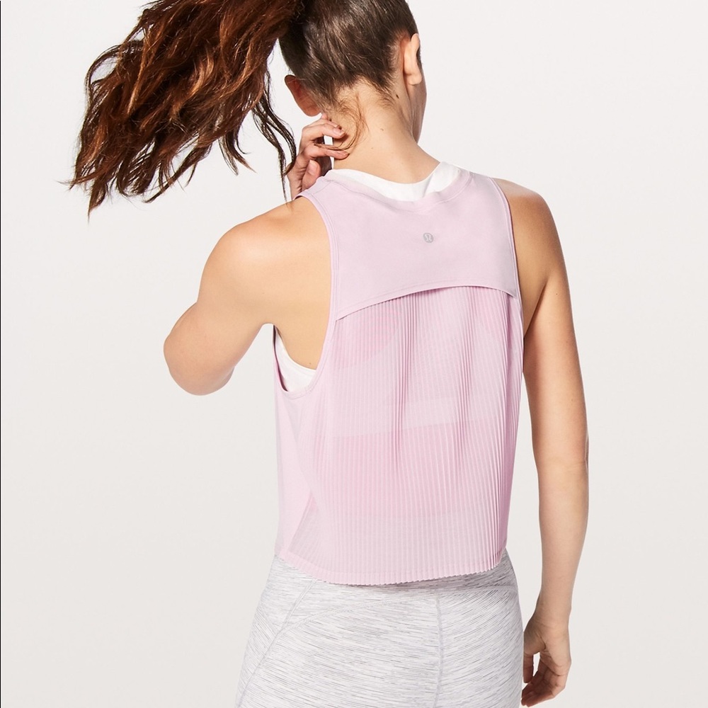 Lululemon Just Pleat it Tank Top size 6